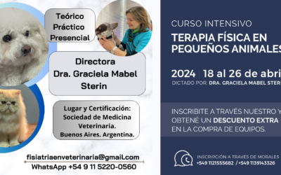 Curso intensivo de Terapia Física en pequeños animales
